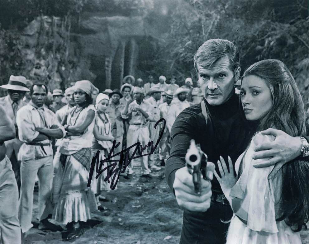 NICOLA BLACKMAN - Tribal Dancer in Live and Let Die James Bond hand signed 10 x 8 photo
