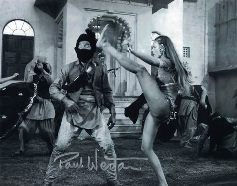 PAUL WESTON - Stunts on Octopussy James Bond hand signed 10 x 8 photo