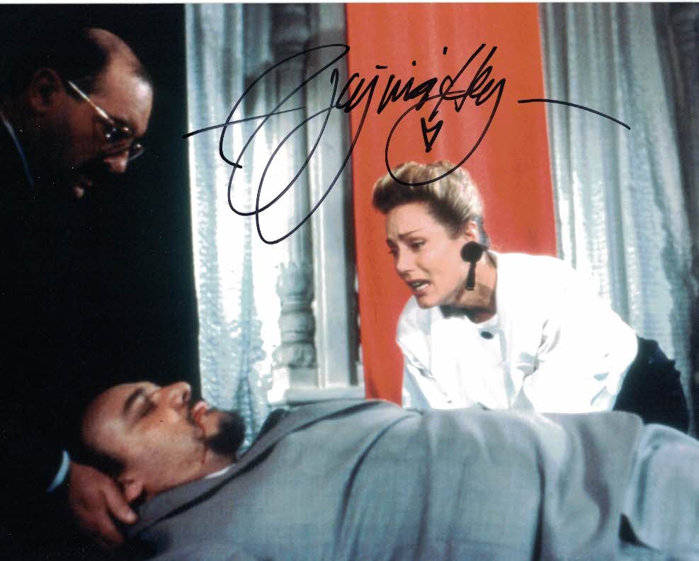 VIRGINIA HEY - Rubavitch in James Bond -  The Living Daylights- hand signed 10 x 8 photo