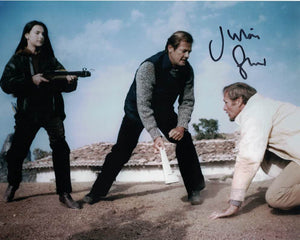 JULIAN GLOVER - Kristatos - For Your Eyes Only hand signed 10 x 8 photo