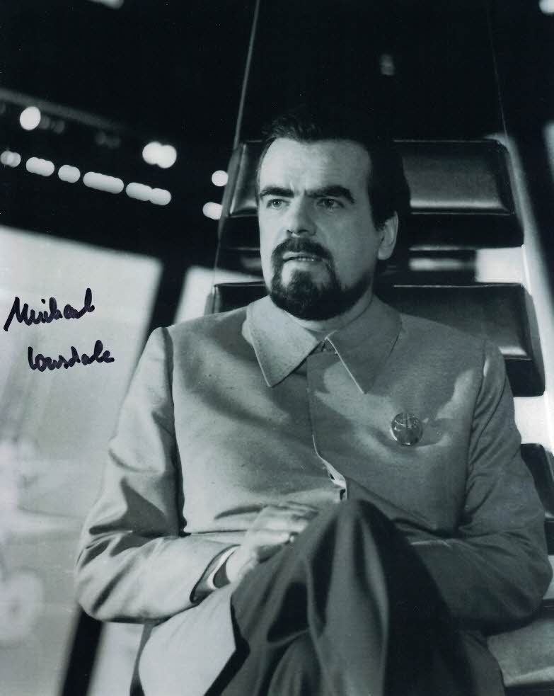MICHAEL LONSDALE - Drax in James Bond  Moonraker hand signed 10 x 8 photo