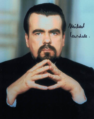 MICHAEL LONSDALE - Drax in James Bond  Moonraker hand signed 10 x 8 photo