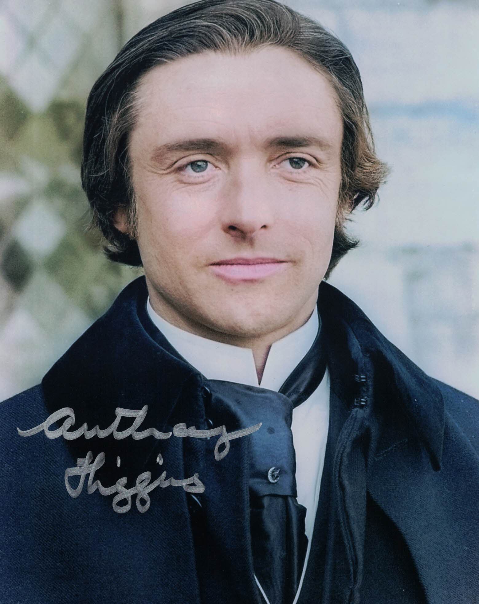 ANTHONY HIGGINS Rathe/ Moriarty in Young Sherlock Holmes hand signed 1 ...