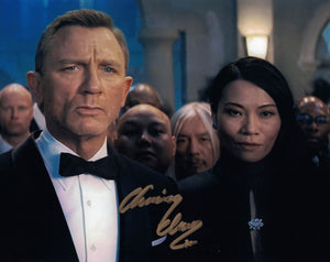 CHI CHAN- Spectre Agent - No Time To Die - hand signed 10 x 8 photo