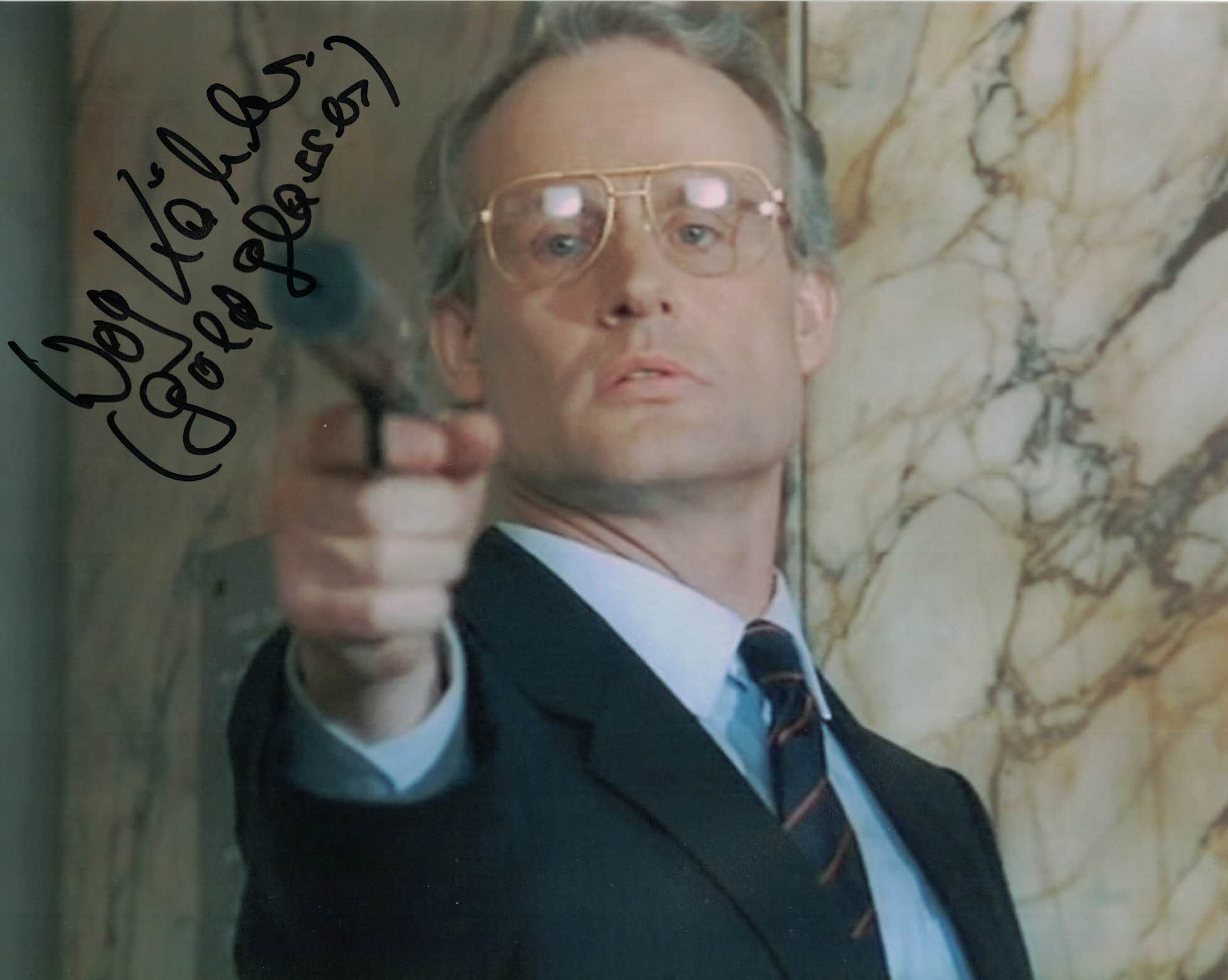 WOLF KAHLER - Gold Glasses in The Bourne Identity - hand signed 10 x 8 photo