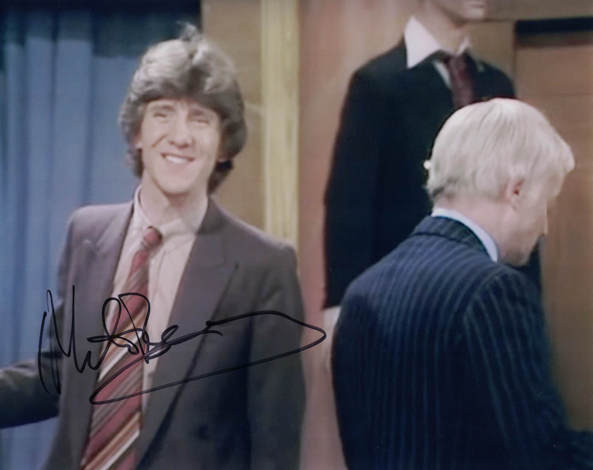 MIKE BERRY -Mr Spooner in Are You Being Served - hand signed 10 x 8 ph