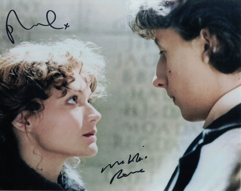 NICHOLAS ROWE & SOPHIE WARD in Young Sherlock Holmes - double hand signed 10 x 8 photo