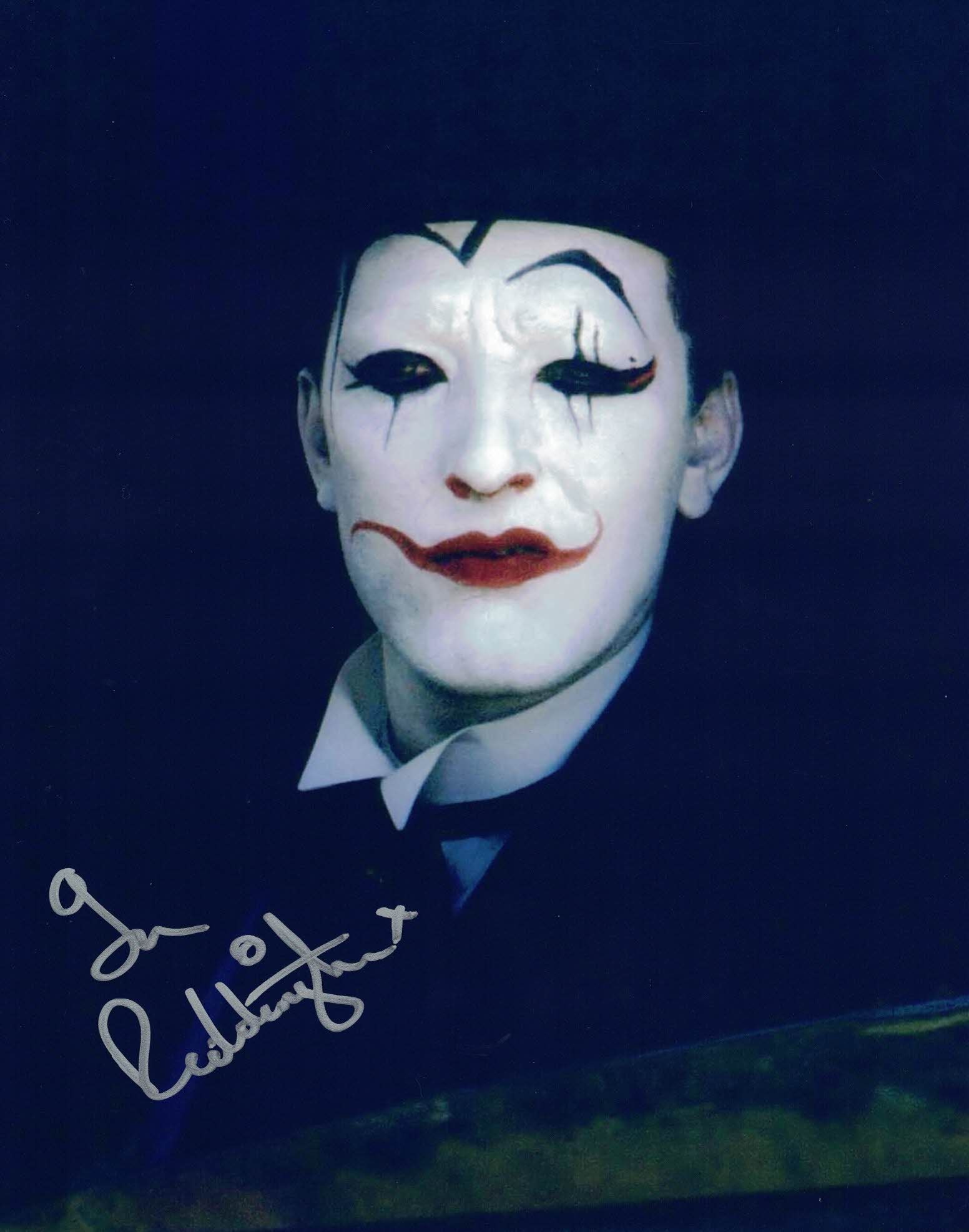 IAN REDDINGTON - Chief Clown in Doctor Who - The Greatest Show In the Galaxy  hand signed 10 x 8 photo