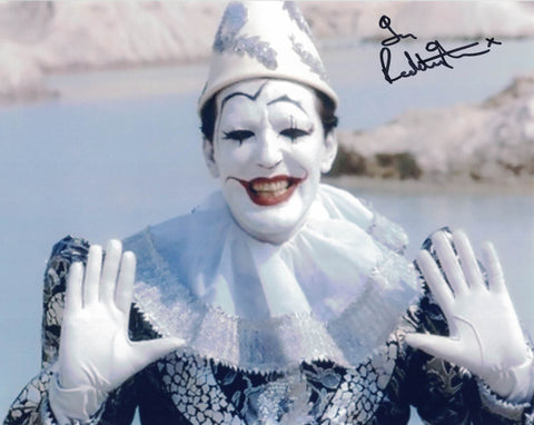 IAN REDDINGTON - Chief Clown in Doctor Who - The Greatest Show In the Galaxy  hand signed 10 x 8 photo