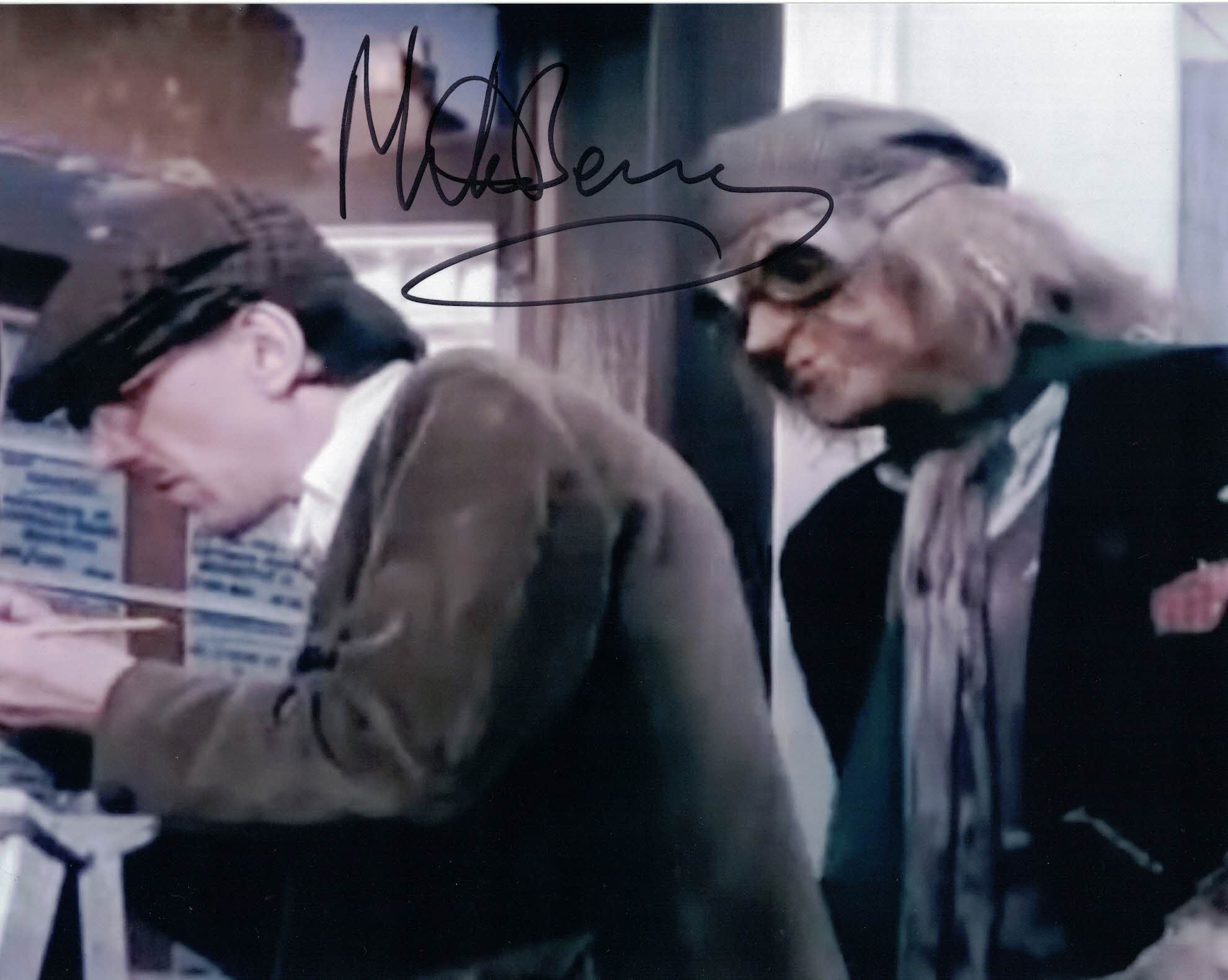 MIKE BERRY -Mr Peters in Worzel Gummidge - hand signed 10 x 8 photo