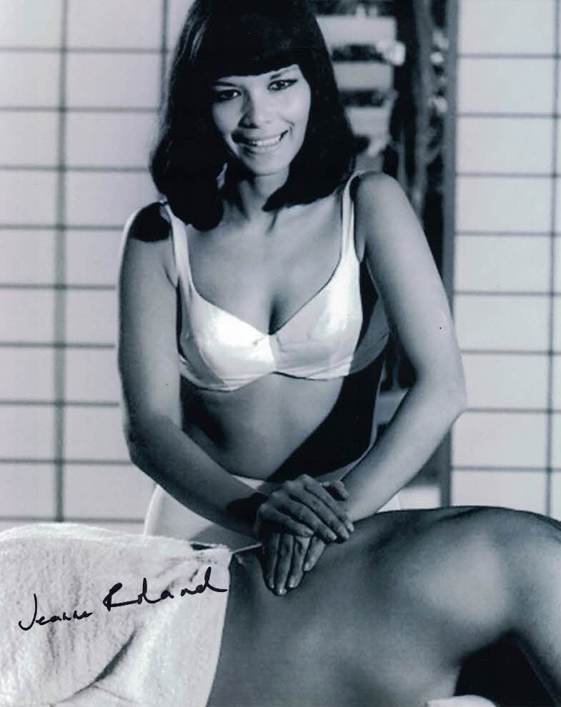 JEANNE ROLAND - Masseuse in You Only Live Twice James Bond - hand signed 10 x 8 photo