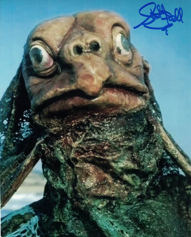 STUART FELL - Sea Devil in  Doctor Who hand signed 10 x 8 photo