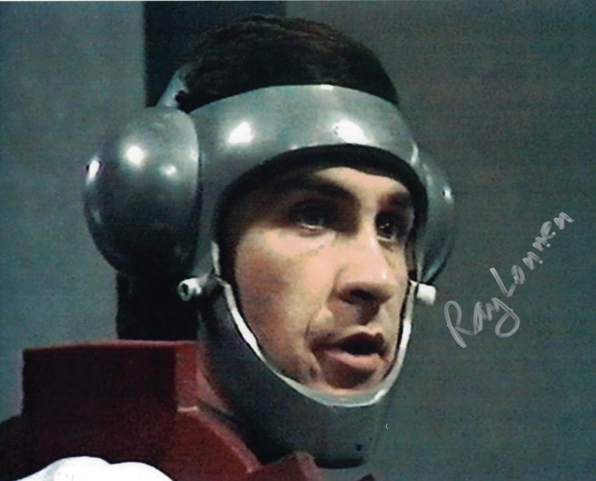 RAY LONNEN - Gardiner - Frontier in Space - Doctor Who hand signed 10 x 8 photo