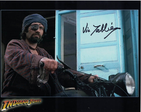 VIC TABLIAN - Monkey Man in Raiders of The Lost Ark hand signed 10 x 8 photo