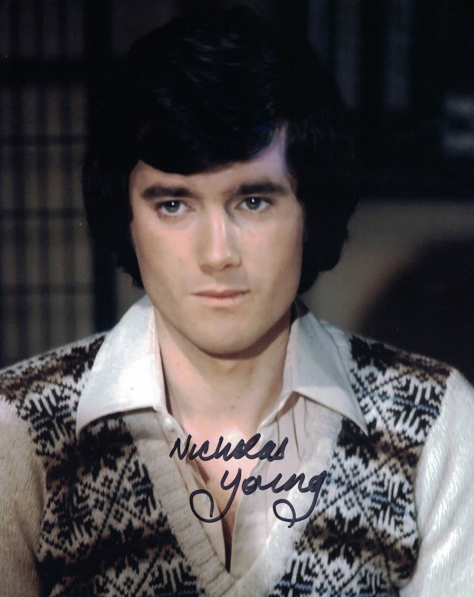 NICHOLAS YOUNG - John in The Tomorrow People  Hand signed photo