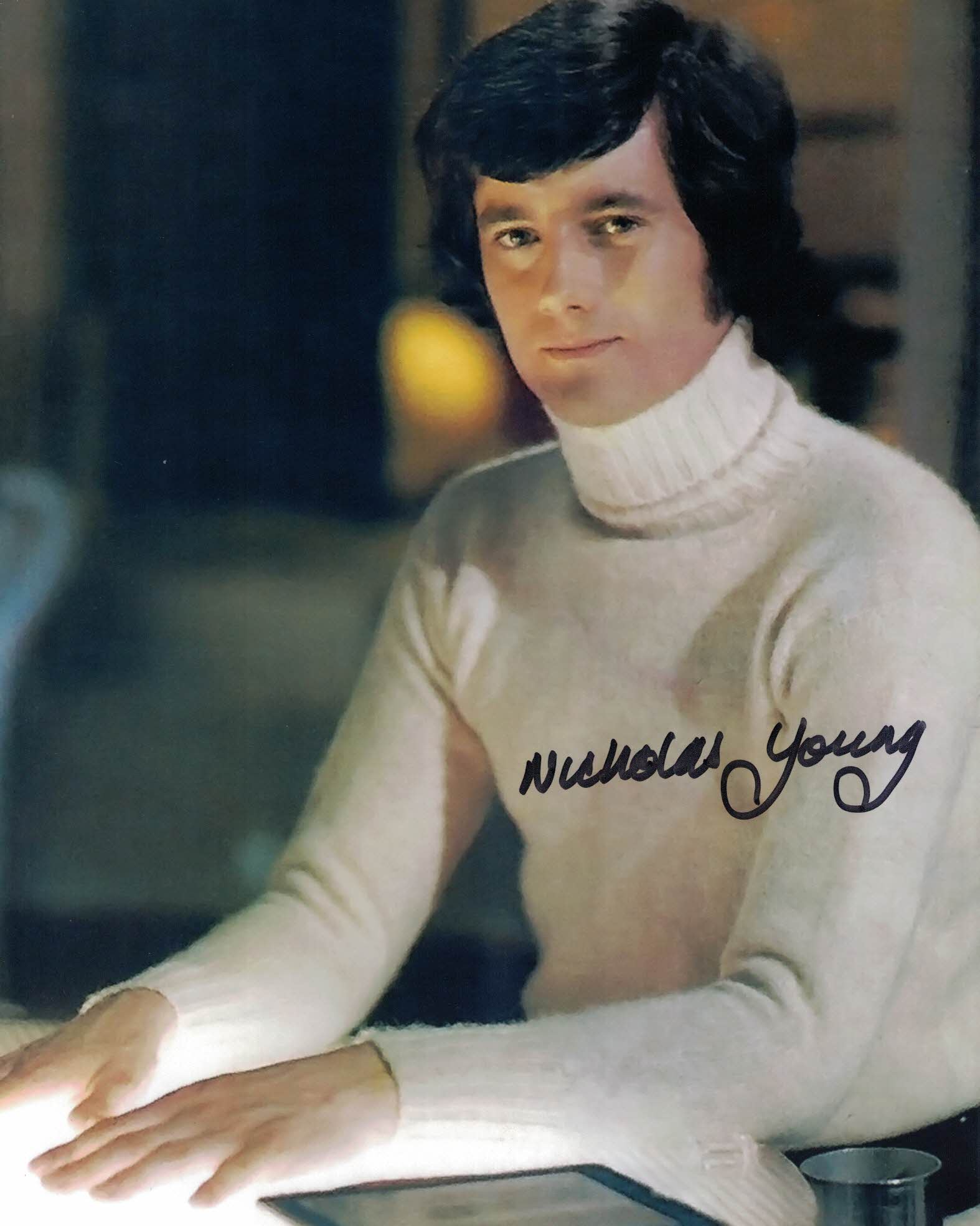 NICHOLAS YOUNG - John in The Tomorrow People  Hand signed photo