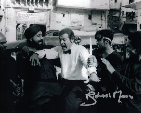 MICHAEL MOOR  - Thug in Octopussy James Bond - Hand signed photo