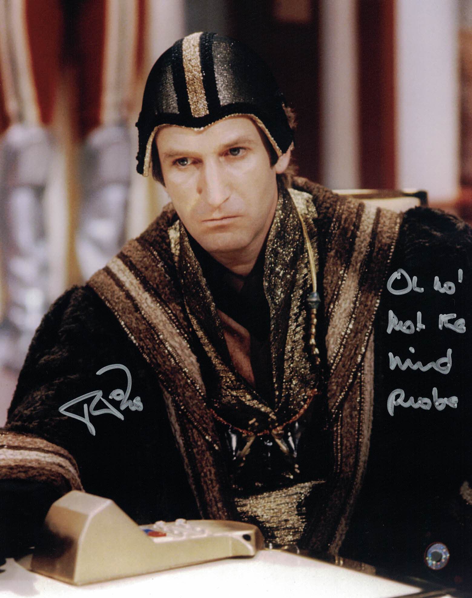 PAUL JERRICHO - The Castellan in Doctor Who - hand signed photo