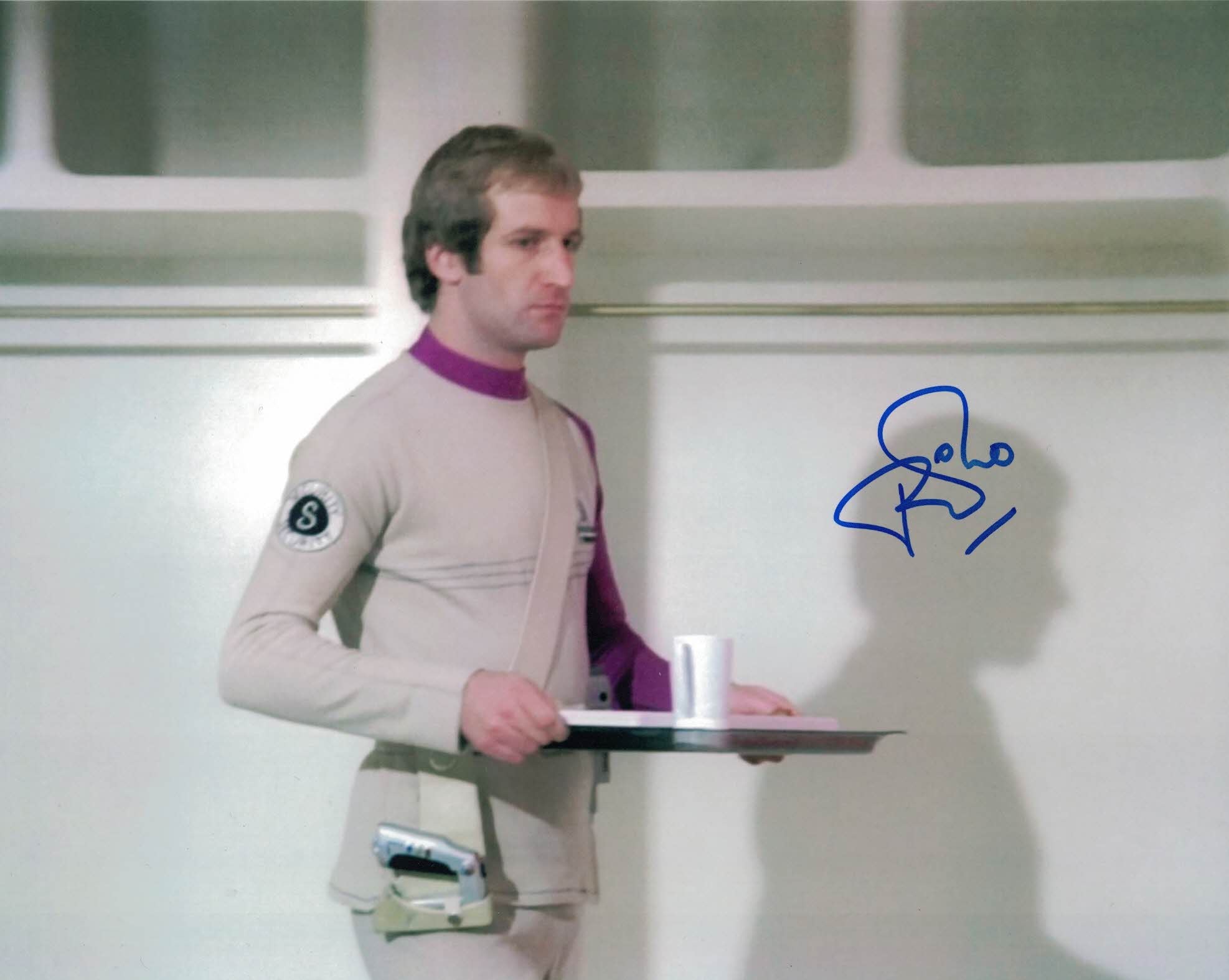 PAUL JERRICHO - Security Guard Space 1999 Dorzak -hand signed photo