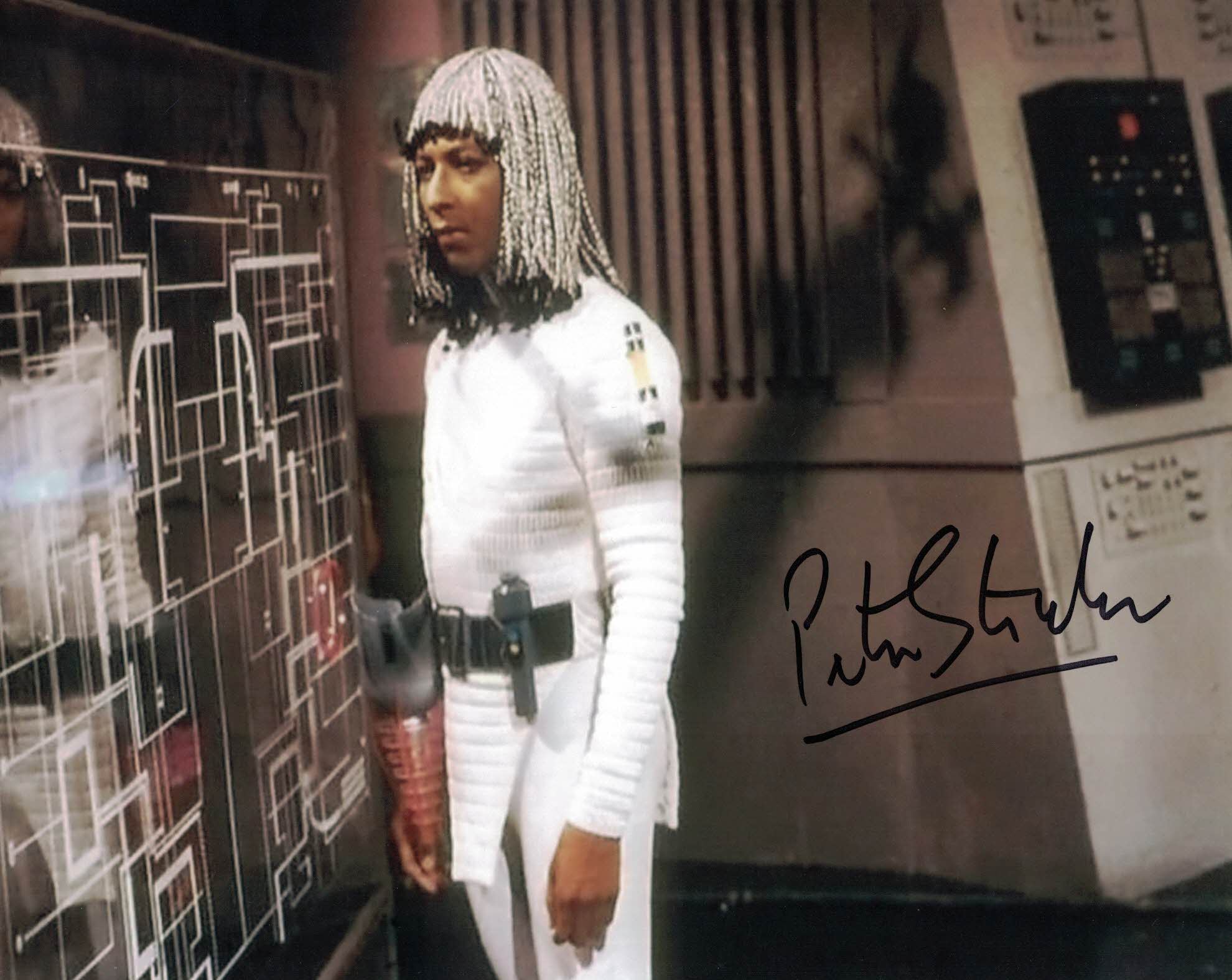 PETER STRAKER- Sharrell - Destiny of The Daleks Doctor Who - hand signed photo