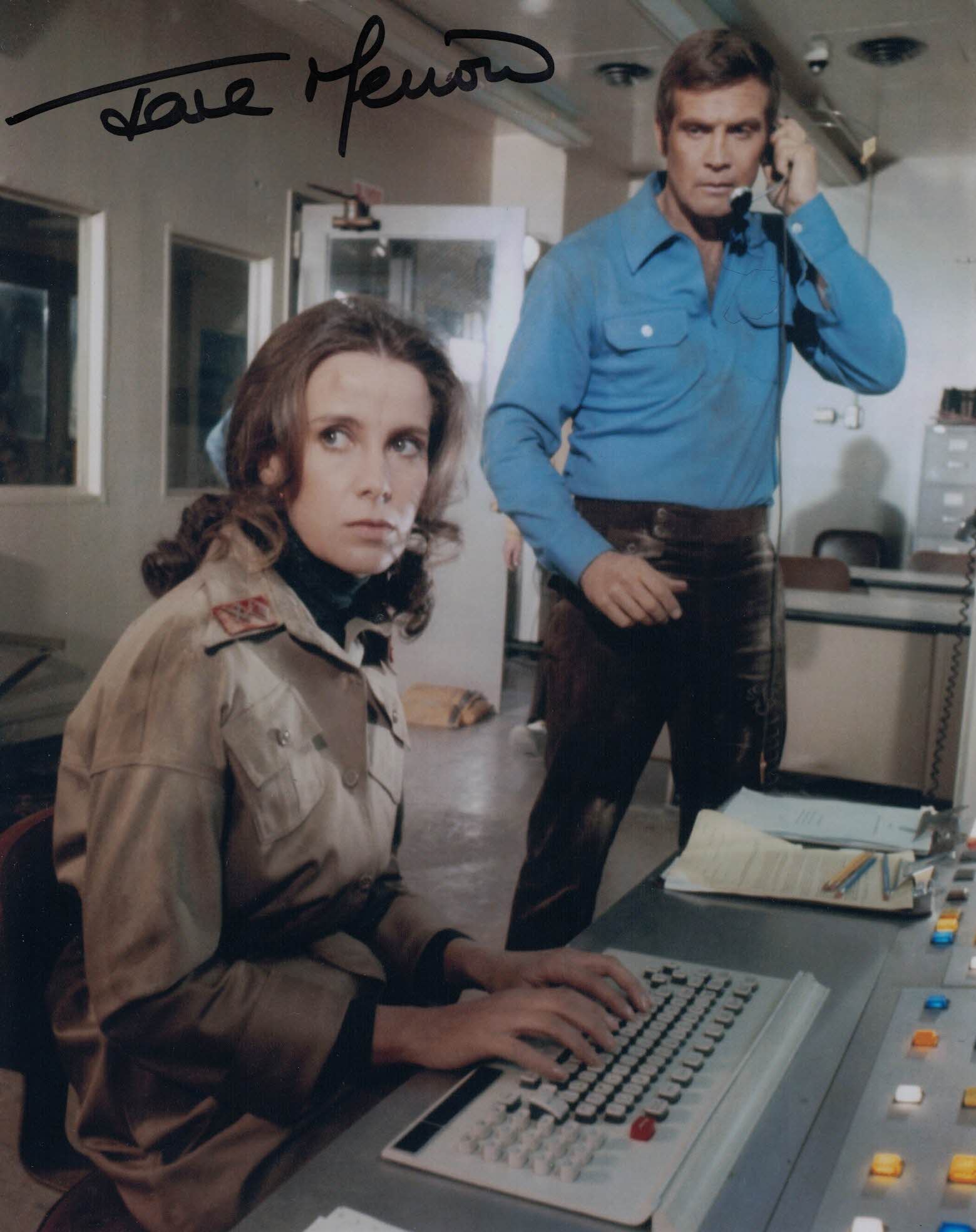 JANE MERROW  - Irina Leonova in The Six Million Dollar Man- hand signed 10 x 8 photo