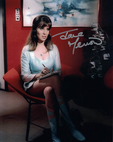 JANE MERROW  - Jo Fraser in UFO - The Responsibility Seat - hand signed 10 x 8 photo