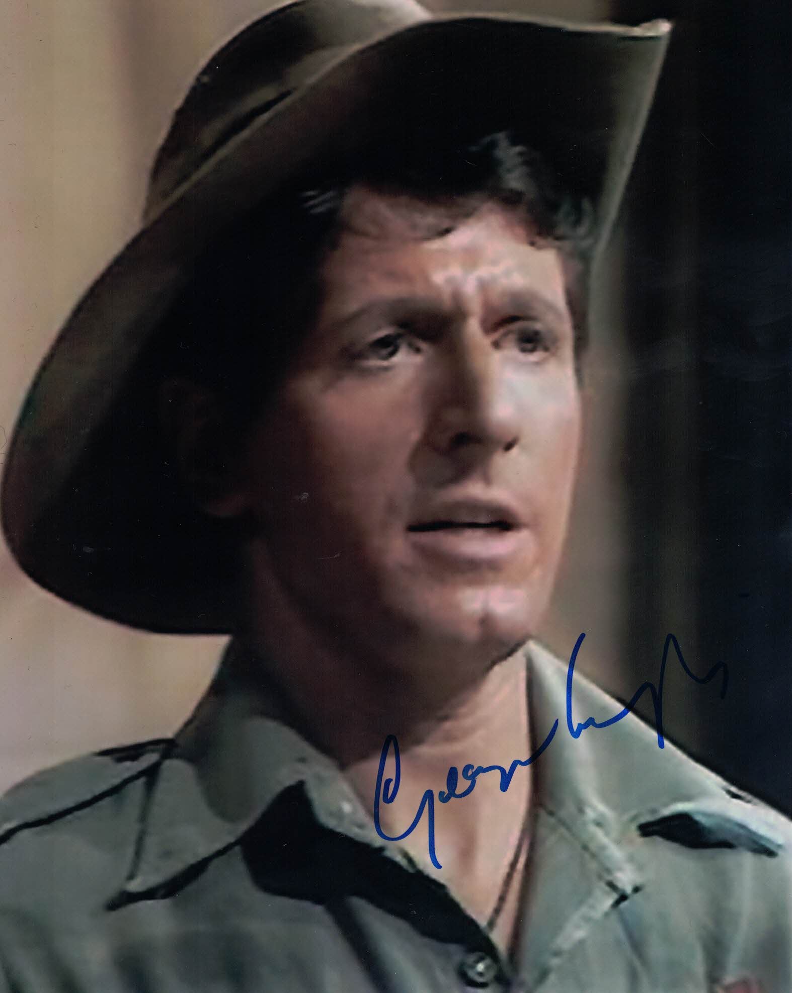 GEORGE LAYTON - Bombardier 'Solly' Solomons in It Ain't Half Hot Mum - hand signed 10 x 8 photo