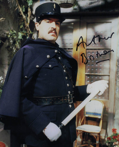 ARTHUR BOSTROM - Officer Crabtree in Allo, Allo - hand signed 10 x 8 photo