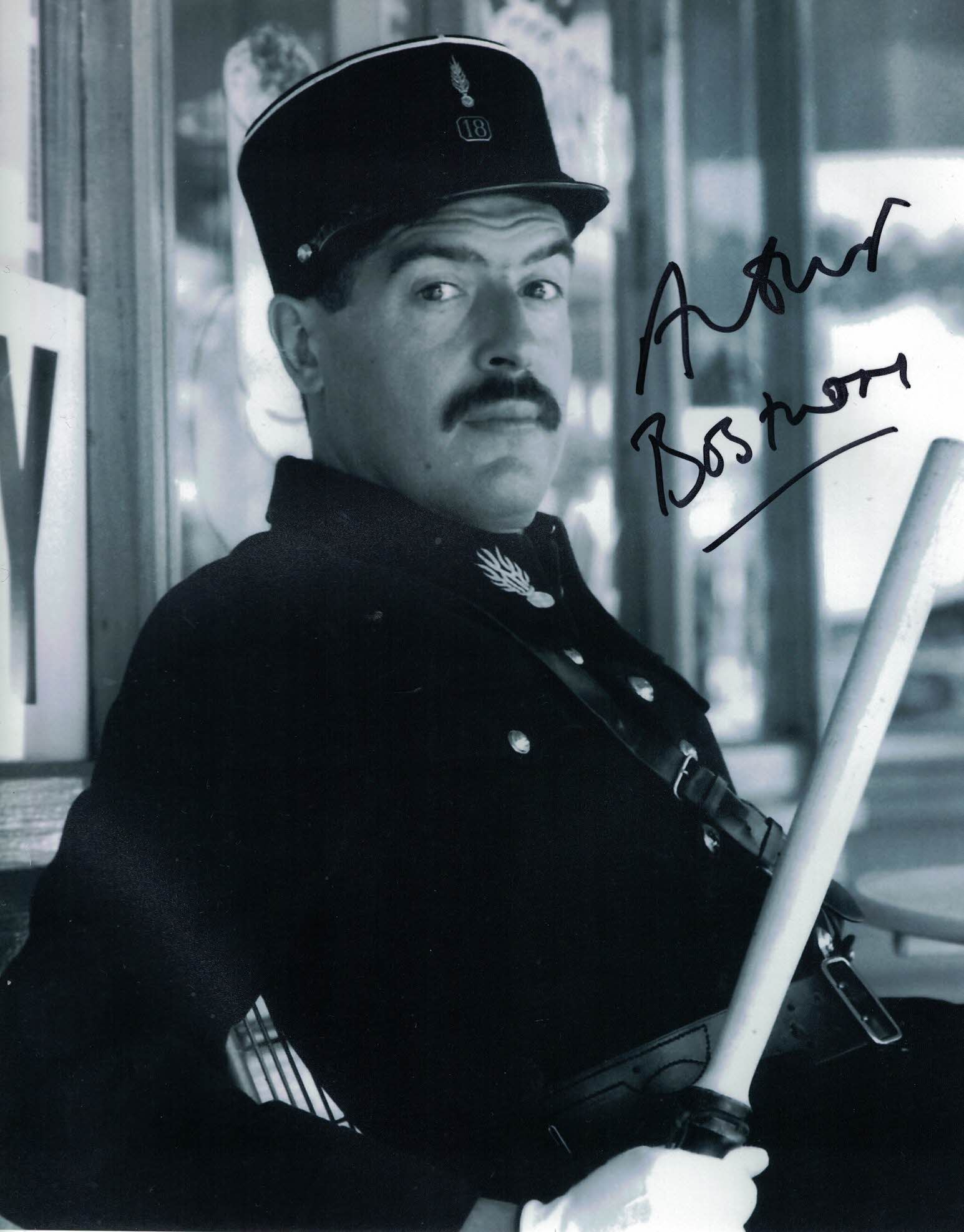 ARTHUR BOSTROM - Officer Crabtree in Allo, Allo - hand signed 10 x 8 photo