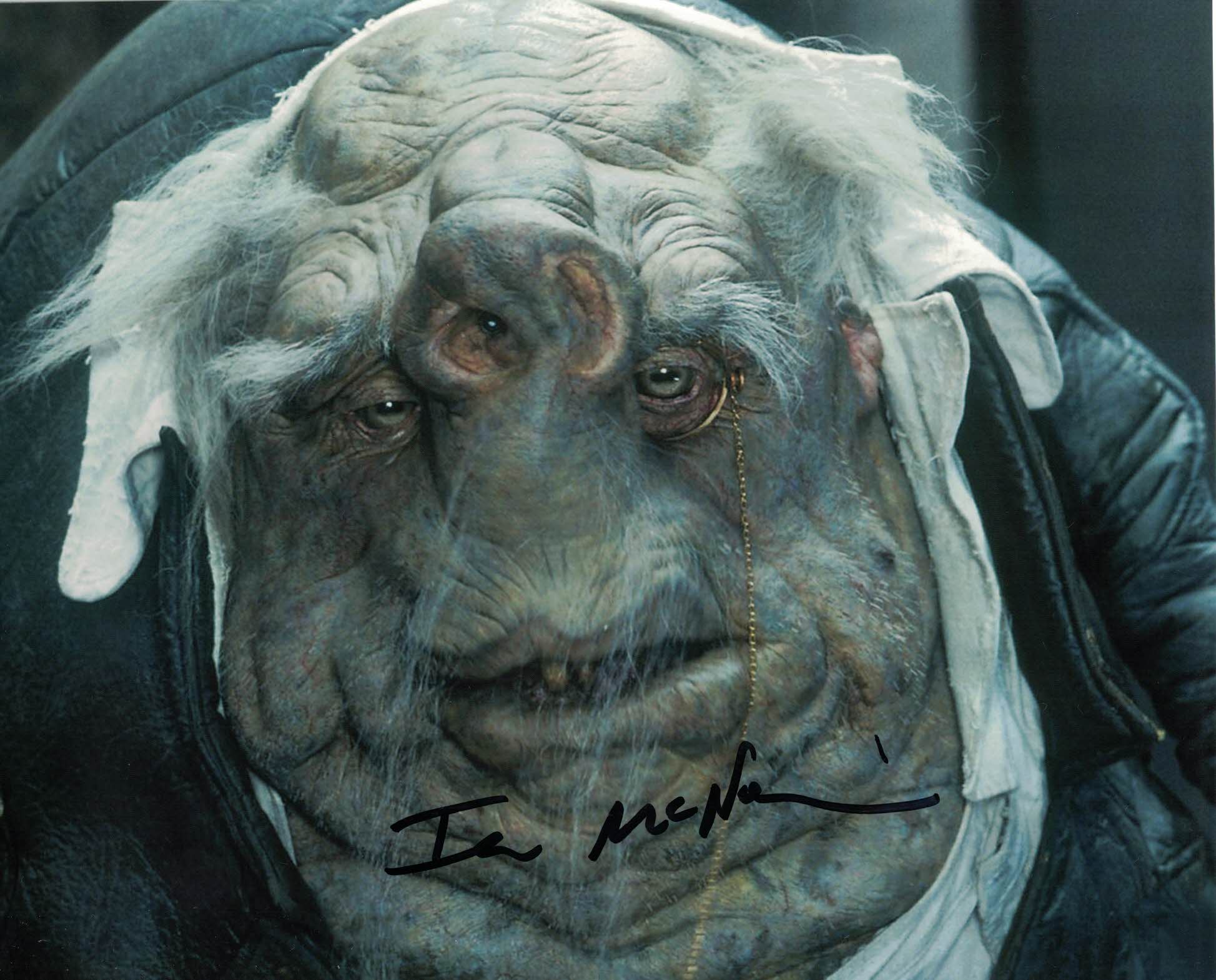 IAN MCNEICE - Kwaltz in Hitchikers Guide To The Galaxy - hand signed 10 x 8 photo