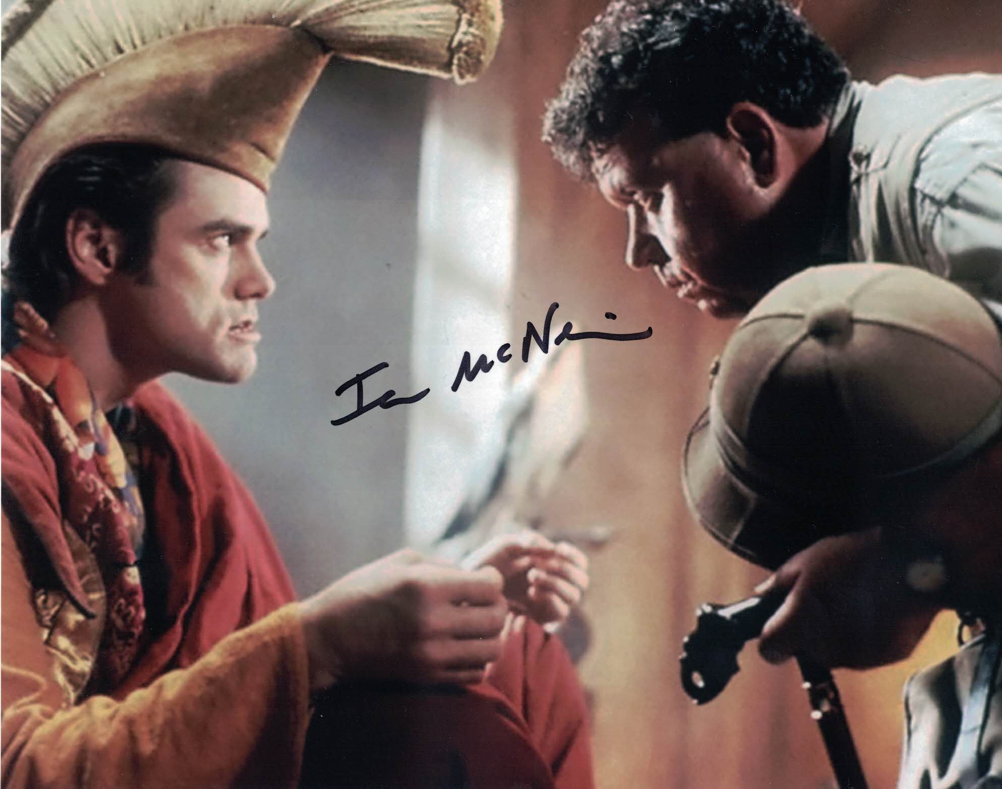 IAN MCNEICE - Fulton Greenwall in Ace Ventura - When Nature Calls - hand signed 10 x 8 photo