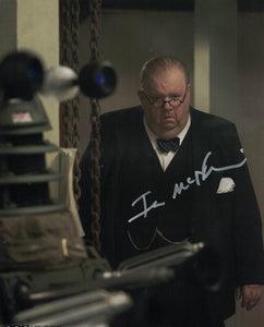 IAN MCNEICE - Churchill in Doctor Who - hand signed 10 x 8 photo