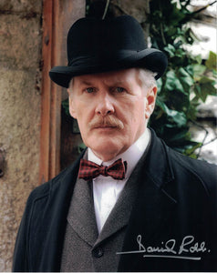 DAVID ROBB - Dr Clarkson in Downton Abbey - hand signed 10 x 8 photo