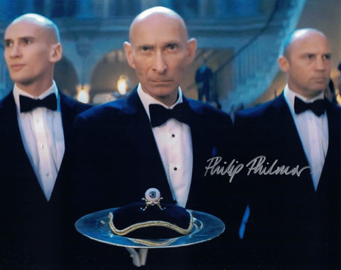 PHILIP PHILMAR - Spectre Agent - No Time To Die  - James Bond hand signed 10 x 8 photo