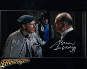 VERNON DOBTCHEFF - Butler in  Indiana Jones & The Last Crusade hand signed 10 x 8 photo