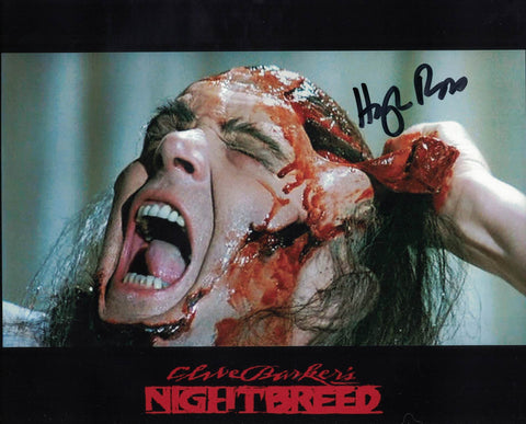 HUGH ROSS - Narcisse in Nightbreed-  Hand signed 10 x 8 photo