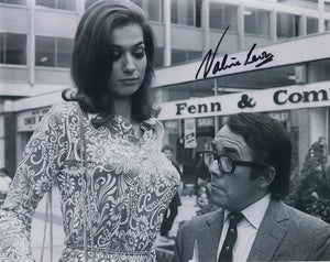 VALERIE LEON - Tanya in The Rise & Rise of Michael Rimmer - hand signed 10 x 8 photo