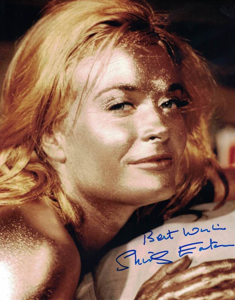 SHIRLEY EATON - Jill Masterson in Goldfinger SHIRLEY EATON - Jill Masterson in Goldfinger hand signed 10 x 8 photo