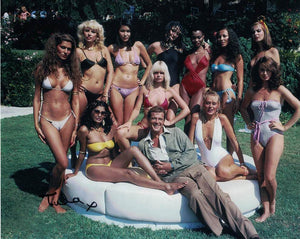 TULA/ CAROLINE COSSEY- Pool Girl in For Your Eyes Only - James Bond - hand signed 10 x 8 photo