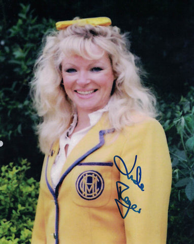 LINDA REGAN - April in Hi De Hi - hand  signed 10 x 8 photo