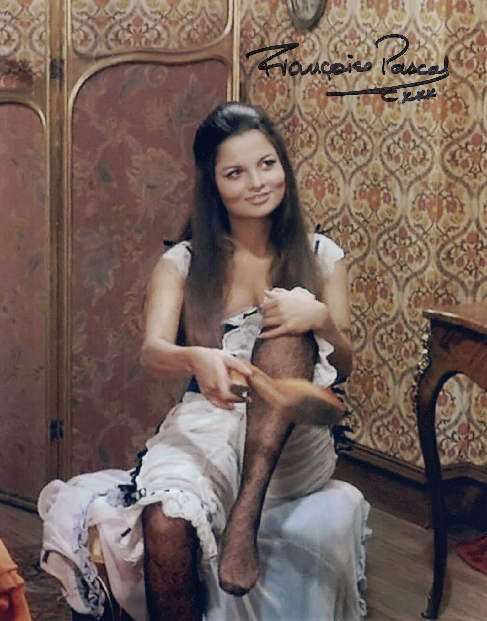 FRANCOISE PASCAL - Marie in Burke and Hare - hand signed 10 x 8 photo – Autographica
