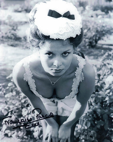 FRANCOISE PASCAL - Mimi in Keep It Up Downstairs -  hand signed 10 x 8 photo