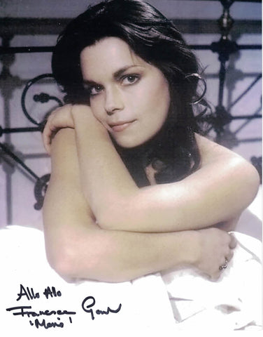 FRANCESCA GONSHAW - Maria in 'Allo 'Allo hand signed 10 x 8