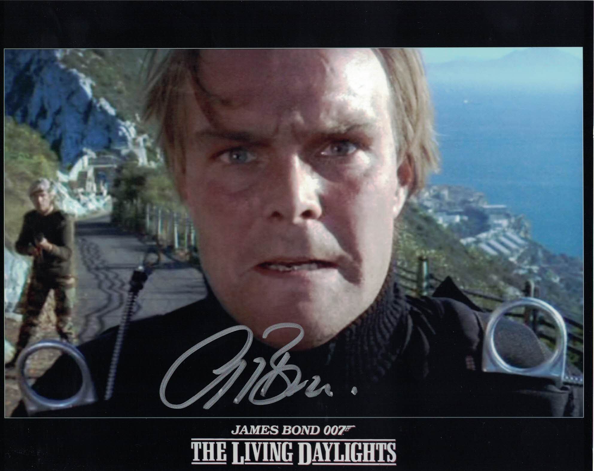 GLYN BAKER - 002 in The Living Daylights - hand signed 10 x 8 photo