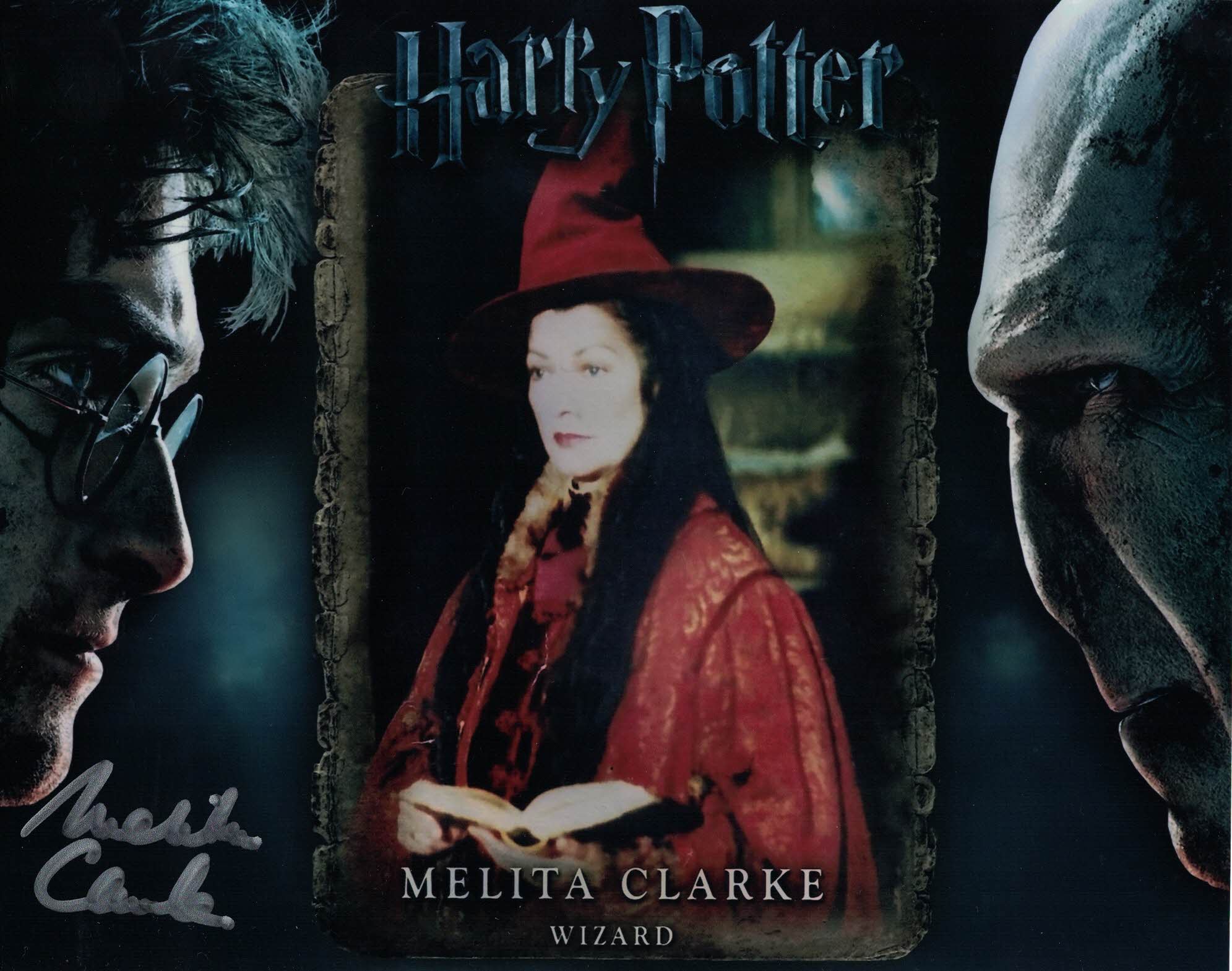 MELITA CLARKE as Witch in Harry Potter - hand signed 10 x 8 photo