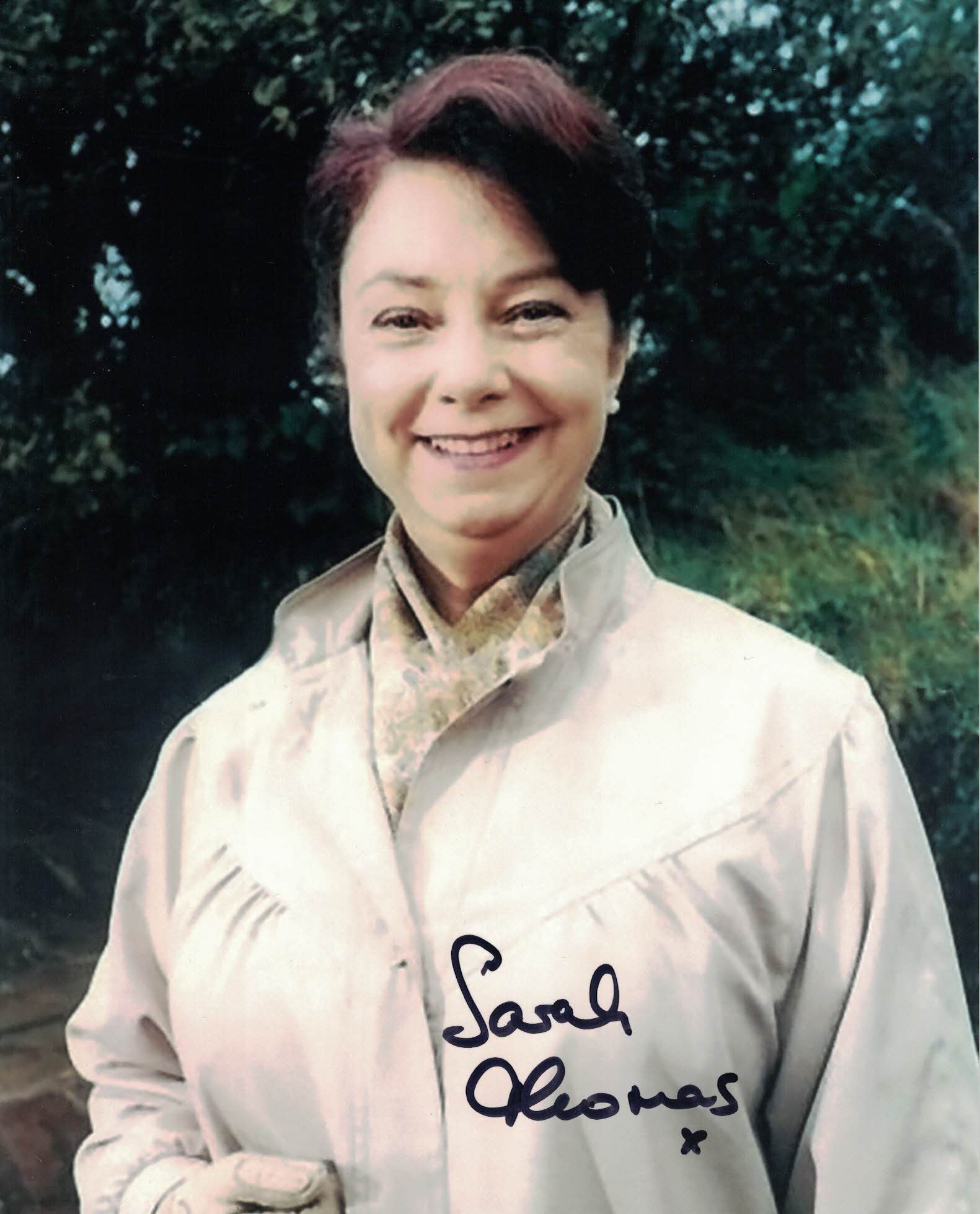 SARAH THOMAS - Glenda in Last of The Summer Wine hand signed 10 x 8 photo