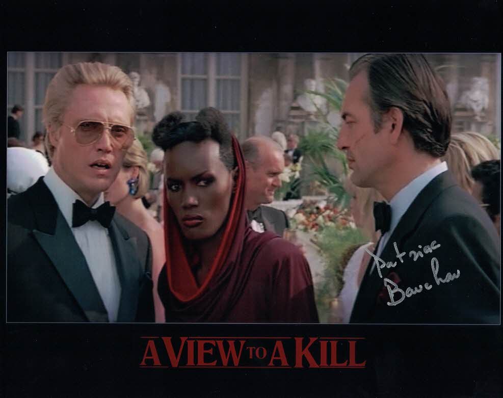 PATRICK BAUCHAU as Scarpine in A View To A Kill - James Bond hand signed 10 x 8 photo