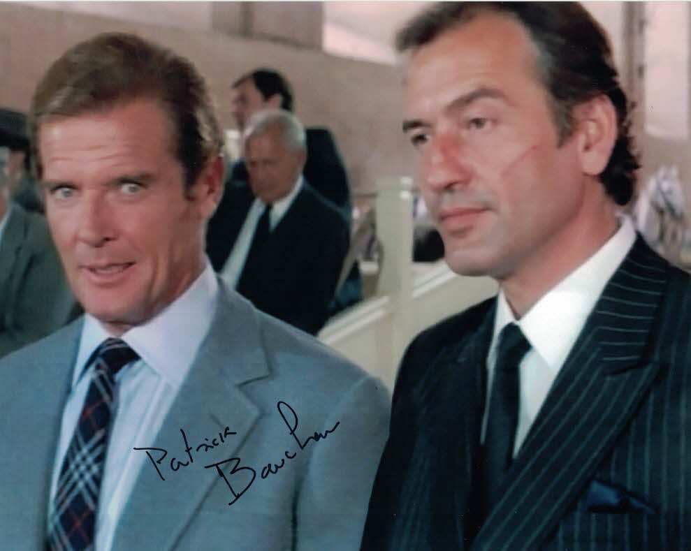 PATRICK BAUCHAU as Scarpine in A View To A Kill - James Bond hand signed 10 x 8 photo