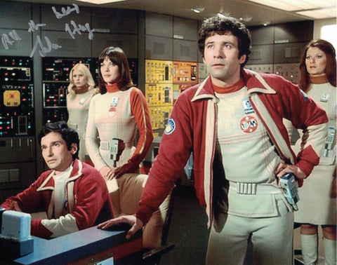 JOHN HUG Bill Fraser  in Space 1999 hand signed 10 x 8 photo