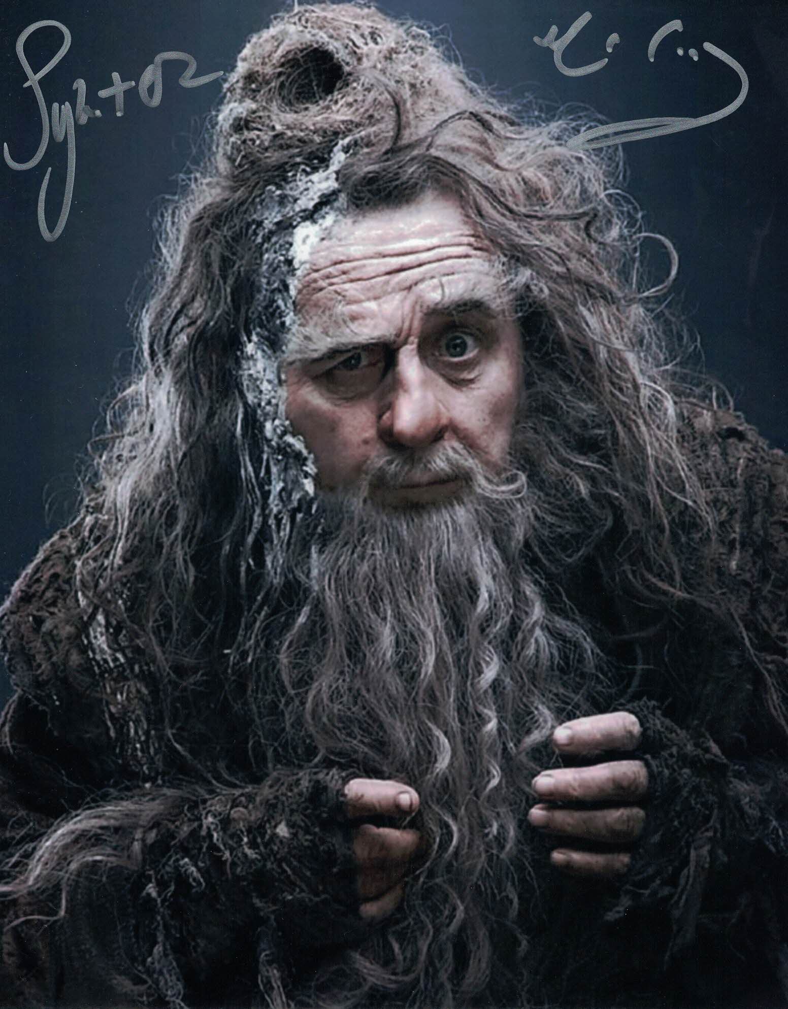 SYLVESTER MCCOY - Radaghast in The Hobbit- hand signed 10 x 8 photo